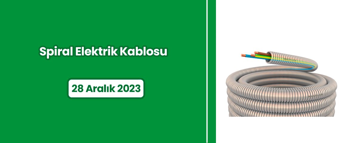 Spiral Elektrik Kablosu